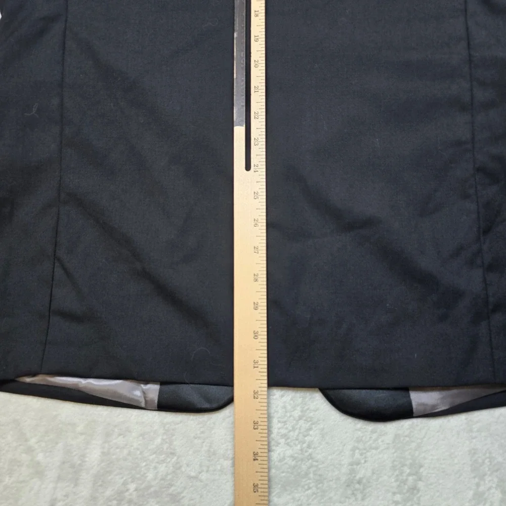 Stafford Tuxedo Suit Set Mens 44R 2 Piece Pants‎ 35x28 Black Jacket Formal Wear
